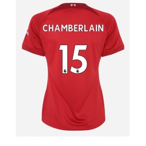 Liverpool Chamberlain #15 kläder Kvinnor 2022-23 Hemmatröja Kortärmad